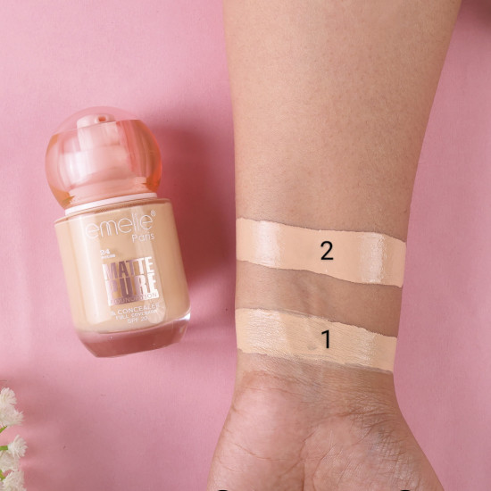  Emelie Paris Matte Pure Skin Essence Liquid Foundation